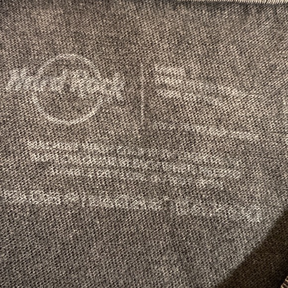 Hard Rock Cafe Sioux City distressed gray large cotton tee t shirt men army EUC - Picture 2 of 4
